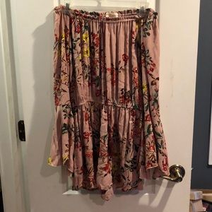 Off the Shoulder Romper NWOT